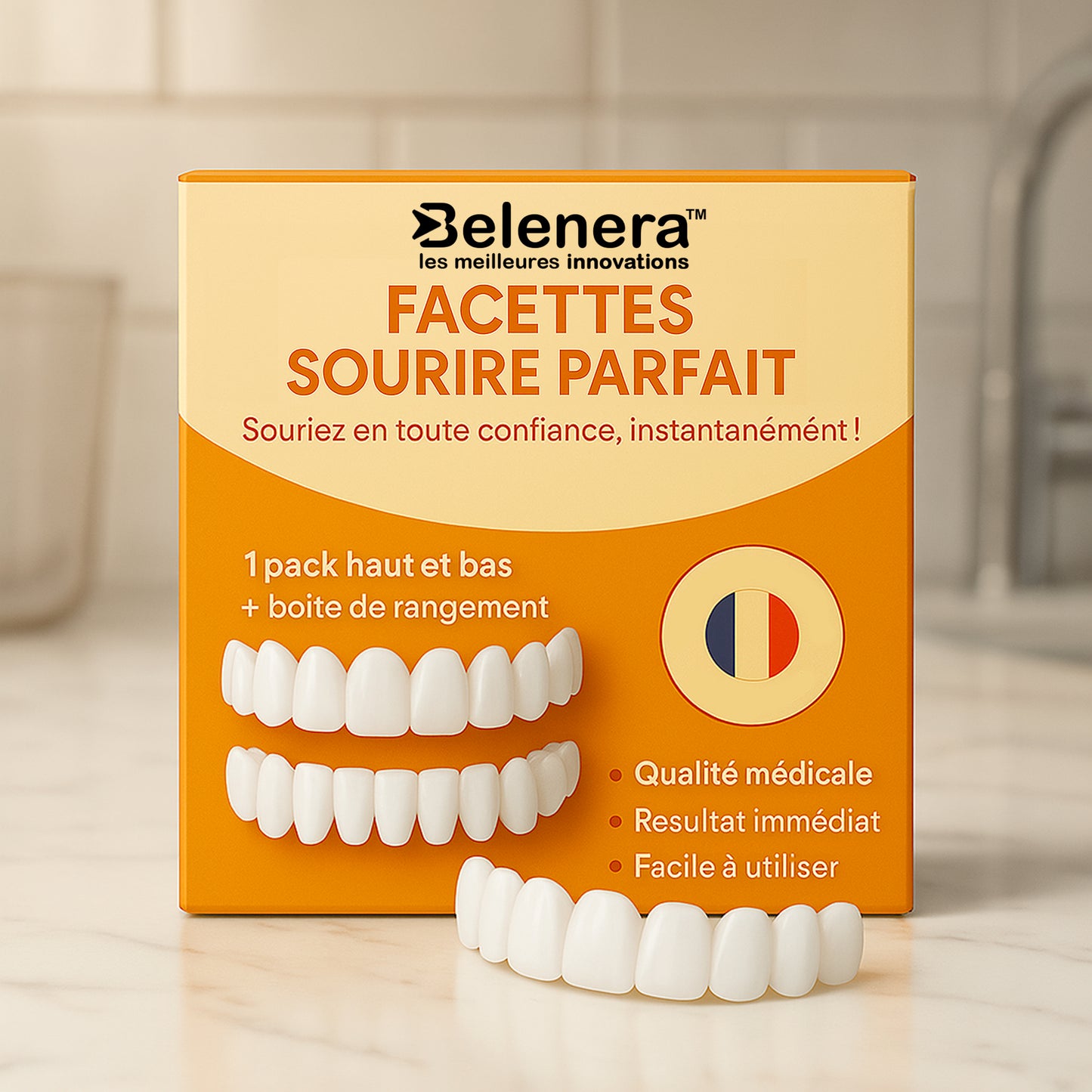 Facettes Sourire Parfait (Haut et bas inclus)