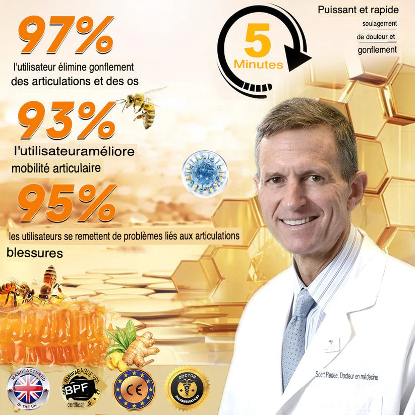 ADNOON™ Crème Antidouleur et Réparatrice aux Toxines Botuliques & Venin d'Abeille