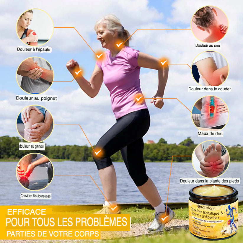 ADNOON™ Crème Antidouleur et Réparatrice aux Toxines Botuliques & Venin d'Abeille